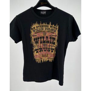 New Vintage 90s Aloré Willie Nelson Rhinestone Poster Top Size Medium